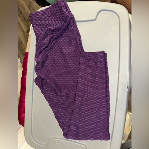 TikTok leggings purple - Picture 1 of 2